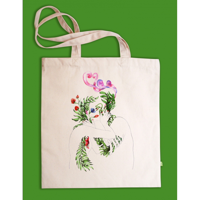 Tote Bag - BAISER FLEURI