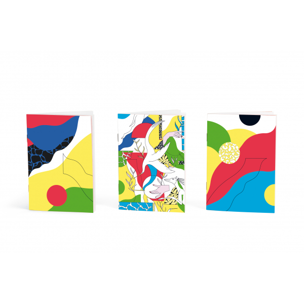 Trio de petits carnets - Papier merveille x Sophie Della Corte